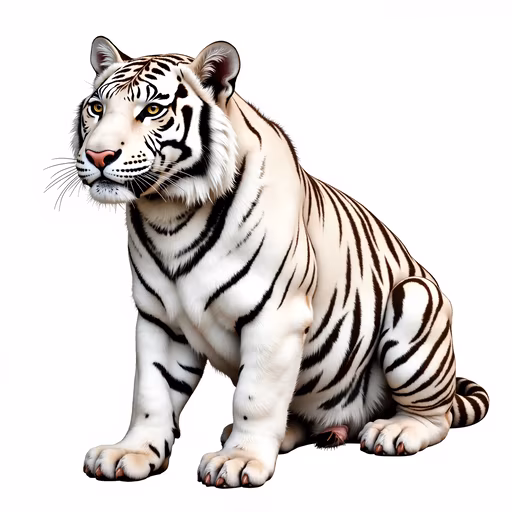 White Tiger Illustration
