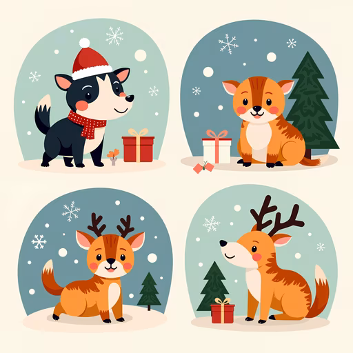 Winter Wonderland Animals