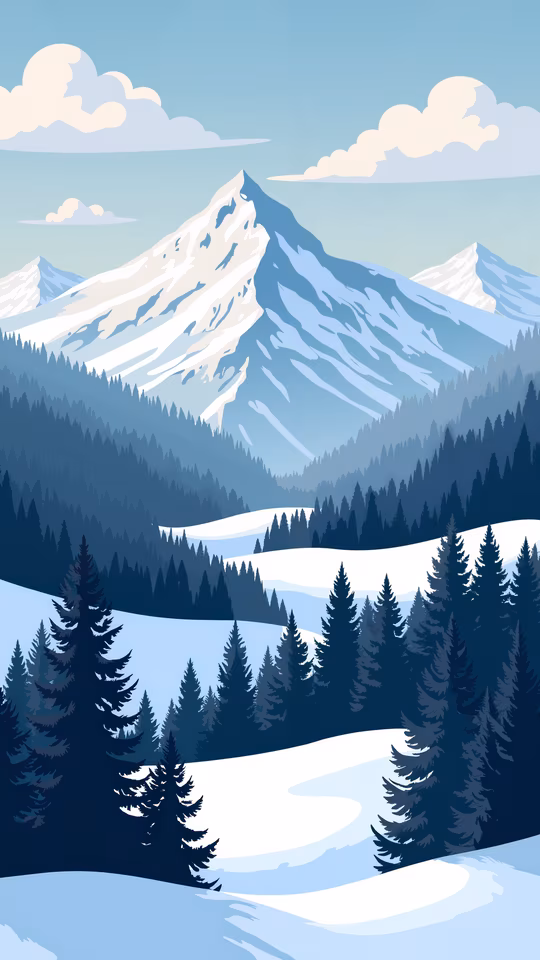 Winter Wonderland Illustration