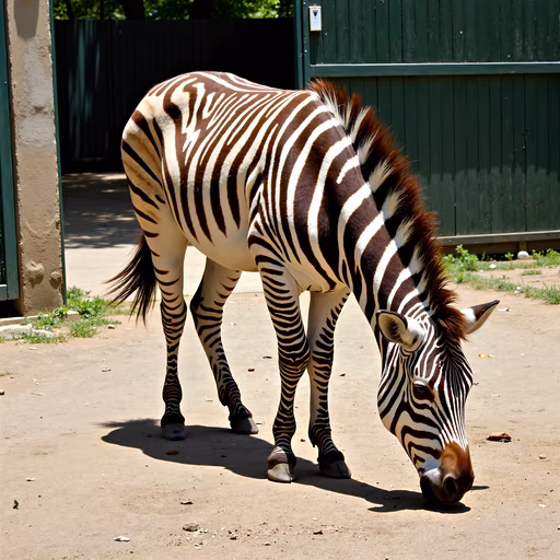 Zebra Grazing