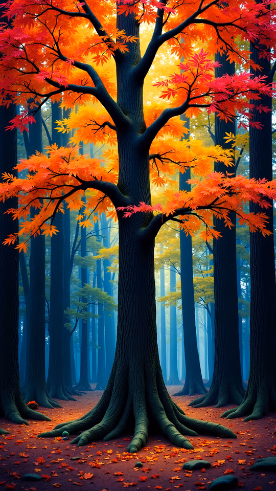 Autumn Forest Illustration