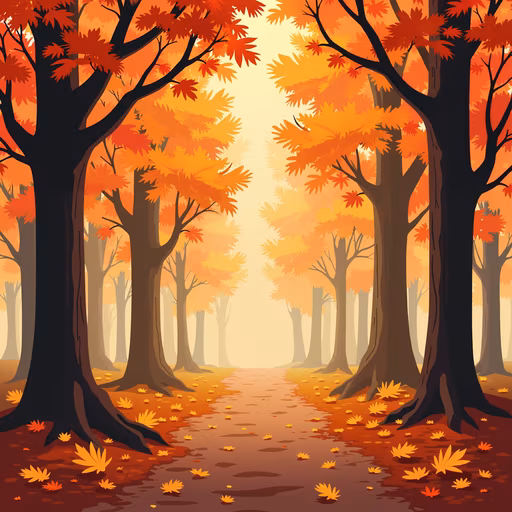 Autumn Forest Illustration