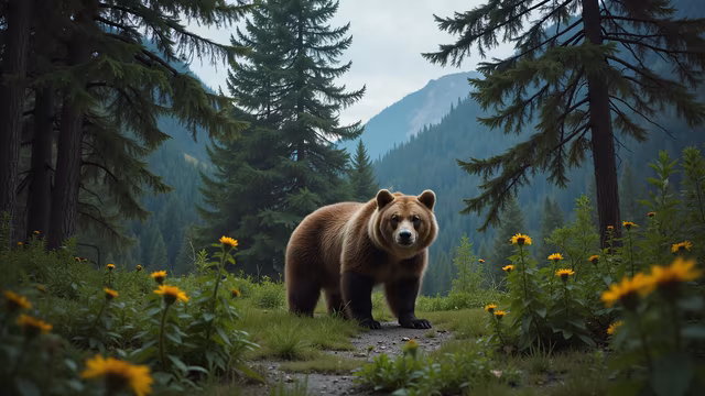 Bear in the Woods