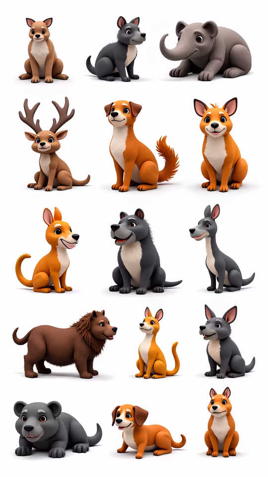 Cartoon Animals Collection