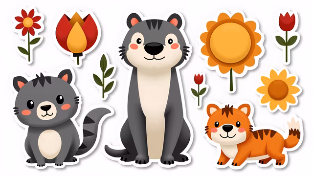 Cartoon Forest Animals