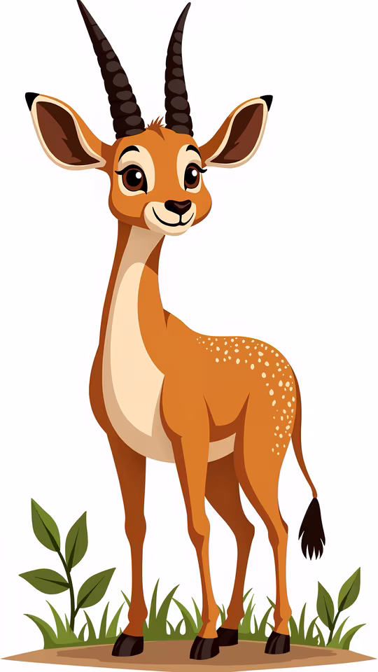 Cartoon Gazelle