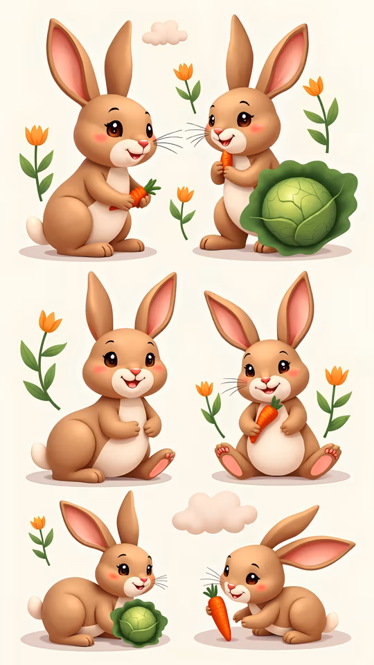 Cartoon Rabbits