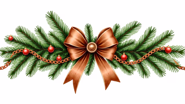 Christmas Garland Illustration