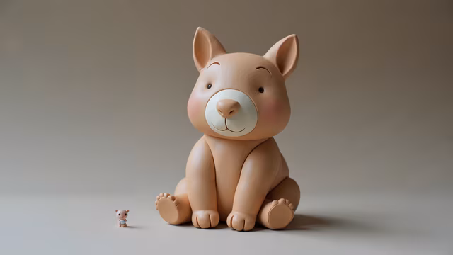 Cute Ceramic Dog