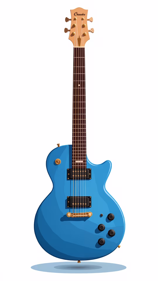 Electric Guitar Illustration