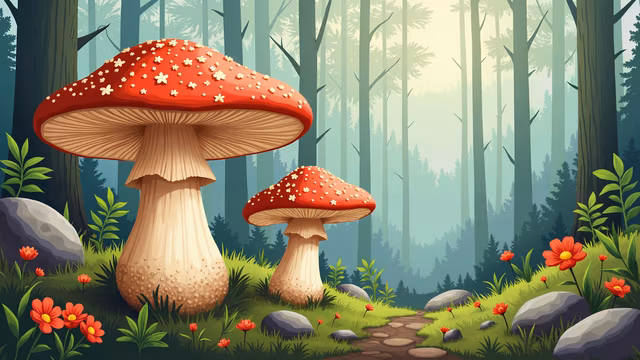 Forest Fantasy Illustration