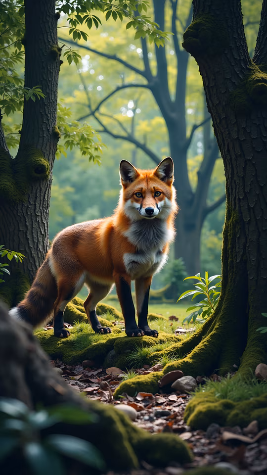 Forest Fox Illustration