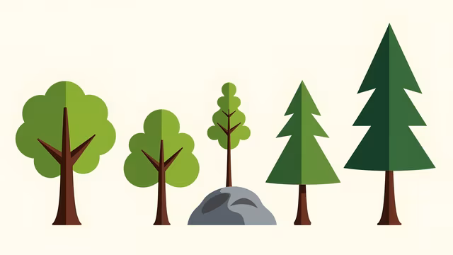 Forest Silhouettes - Illustration