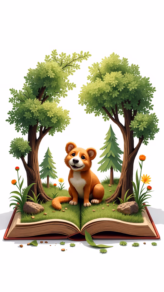 Forest Storybook Illustration