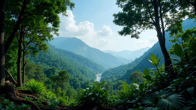 Forest Valley Landscape