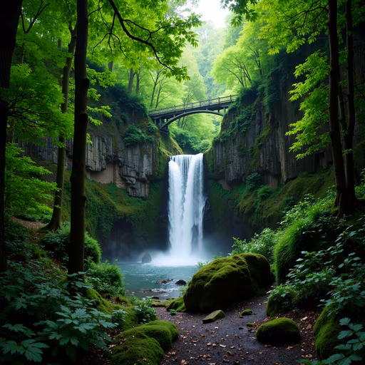 Forest Waterfall