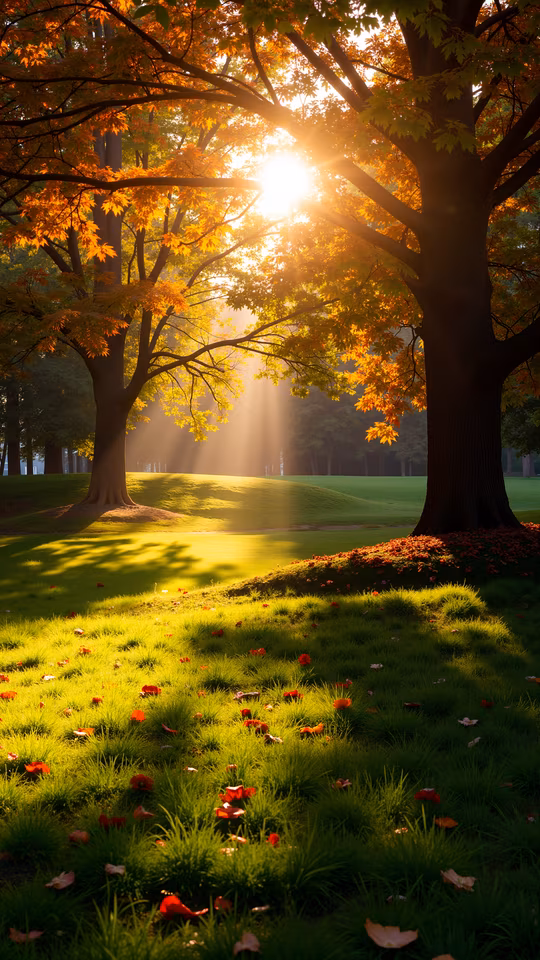 Golden Light in Autumn