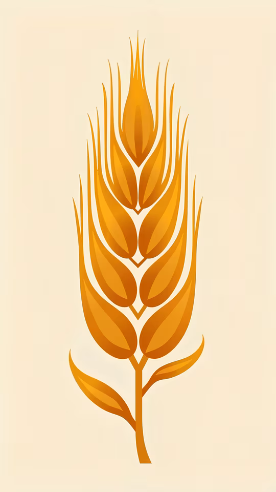 Golden Wheat Illustration