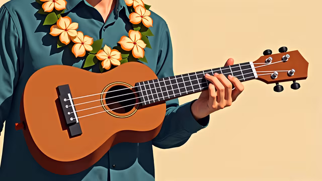 Hawaiian Ukulele Player