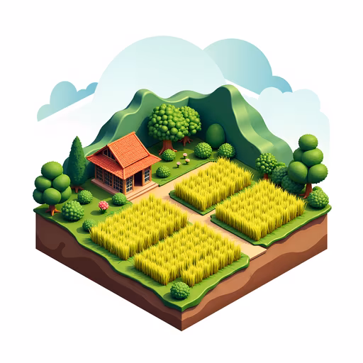 Isometric Farmhouse