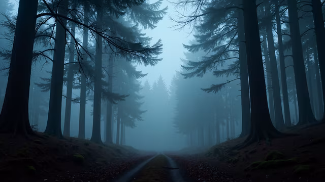 Misty Forest Path