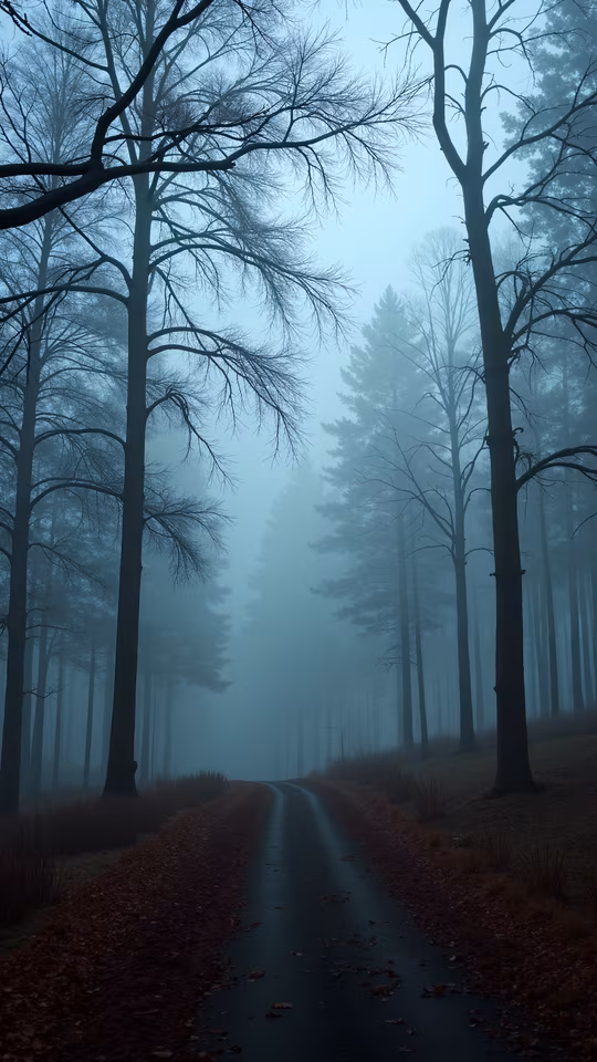 Misty Forest Path