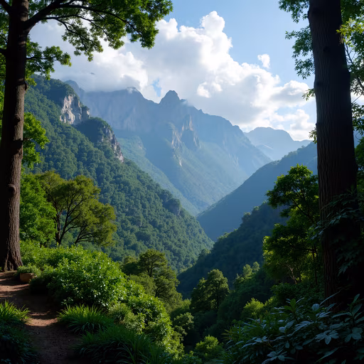Mountain Valley Landscape