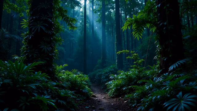 Mysterious Forest Path