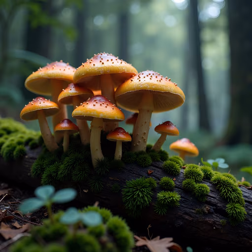 Mystical Forest Mushrooms