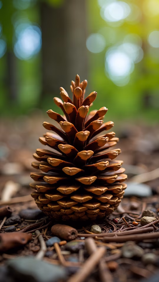 Pine Cone in Nature