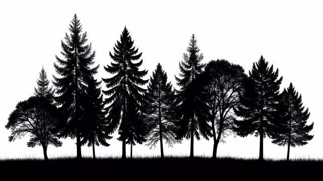 Silhouette Forest