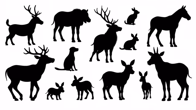 Silhouettes of Animals