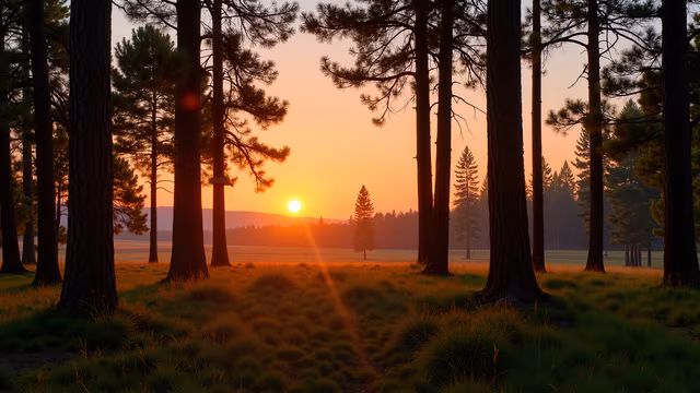 Sunset Forest