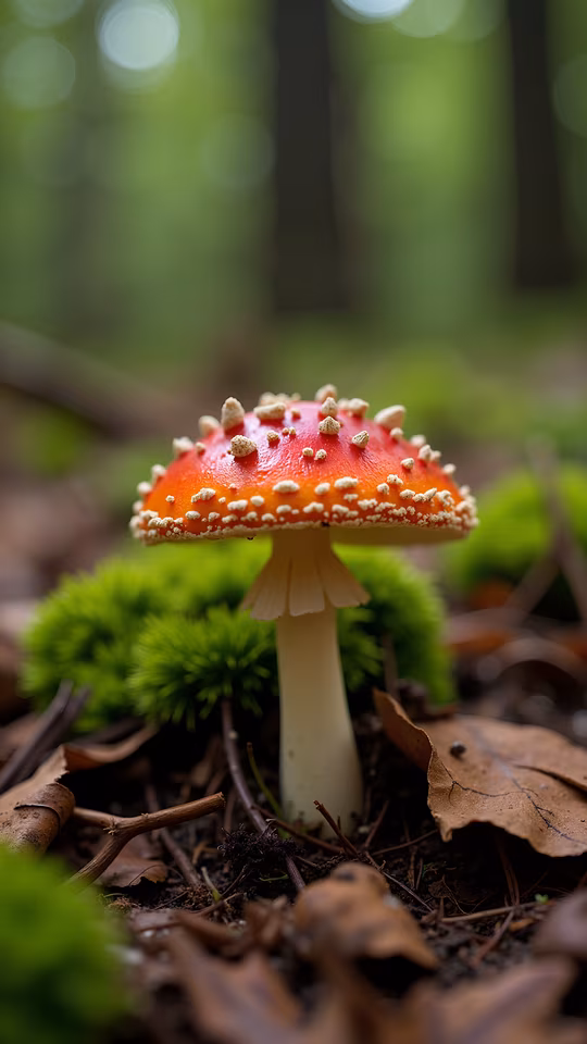 Toadstool in the Forest