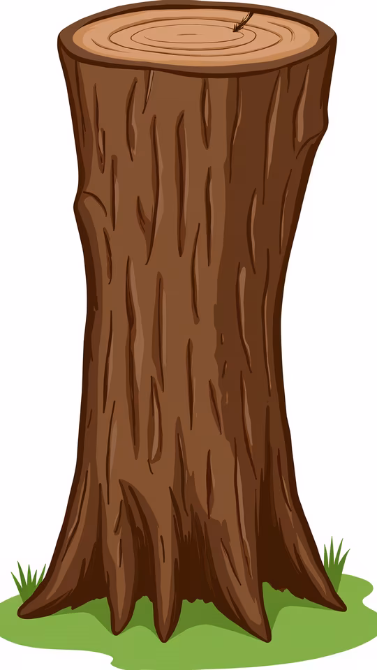 Tree Stump Illustration