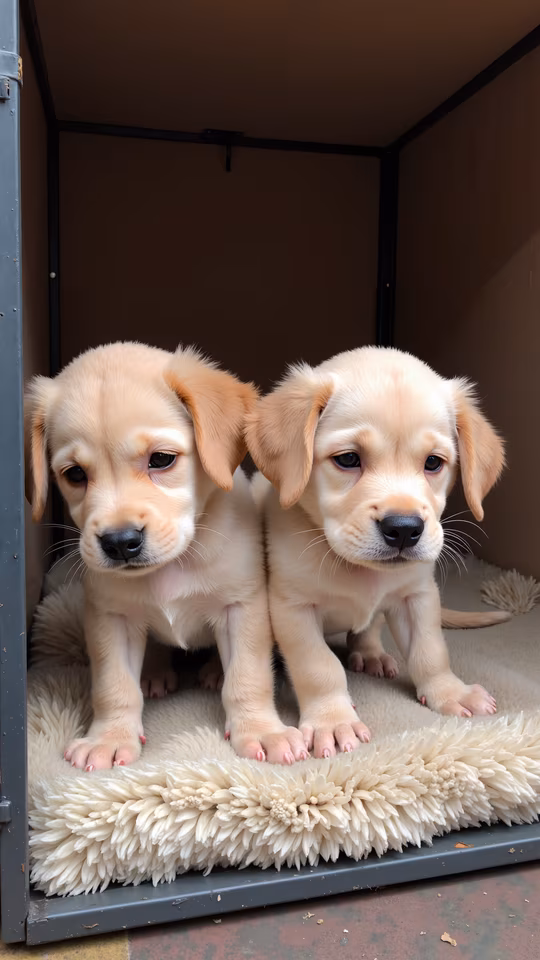 Two Adorable Puppies