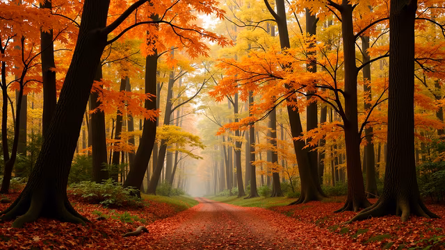 Autumn Forest Path