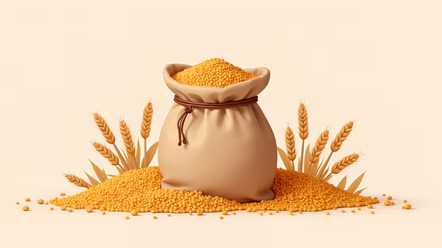 Bag of Wheat Illustration