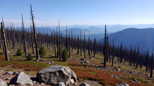 Burnt Forest Landscape