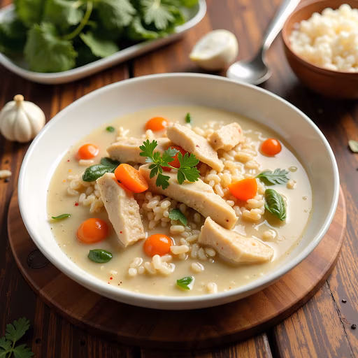 Chicken Soup with Barley