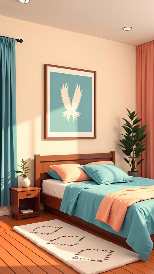 Cozy Bedroom Illustration
