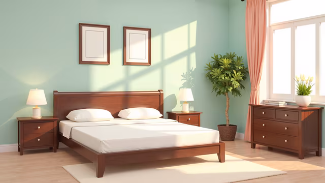 Cozy Bedroom Illustration