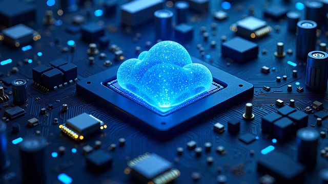 Digital Cloud on Circuit Board