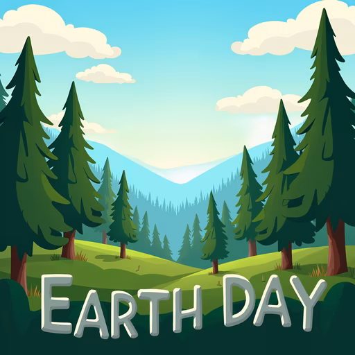 Earth Day Illustration