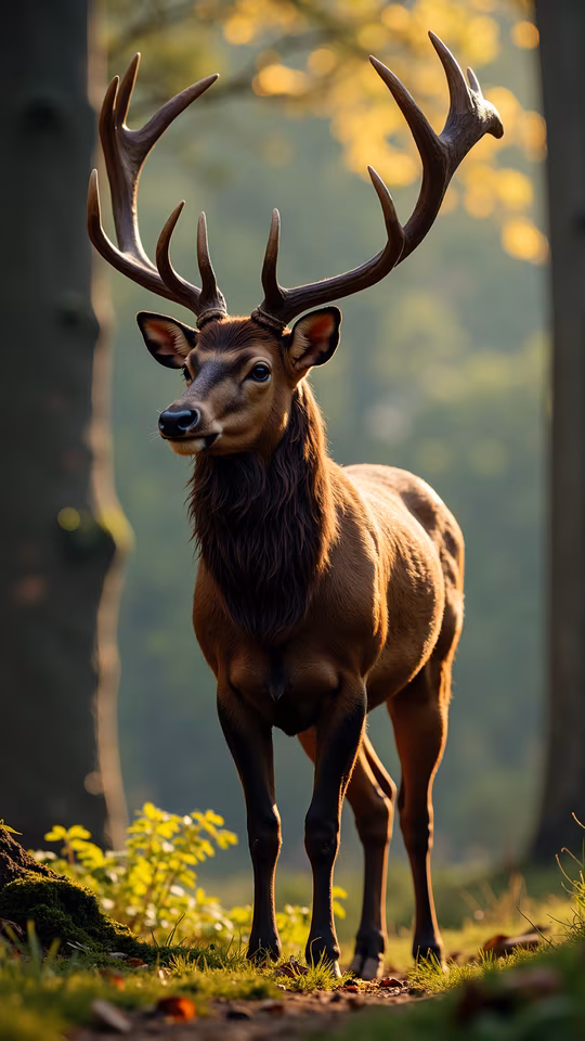 Forest Deer Illustration