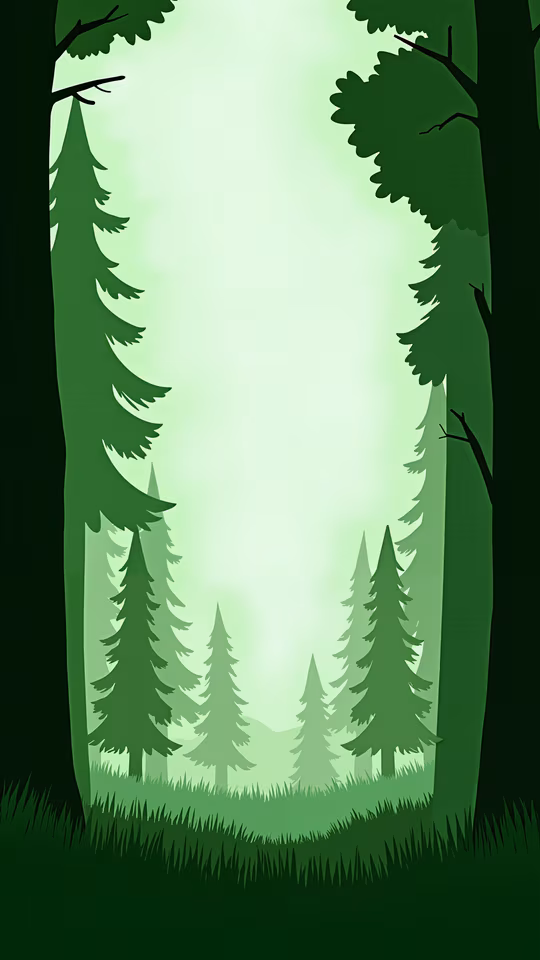 Forest Silhouette Illustration