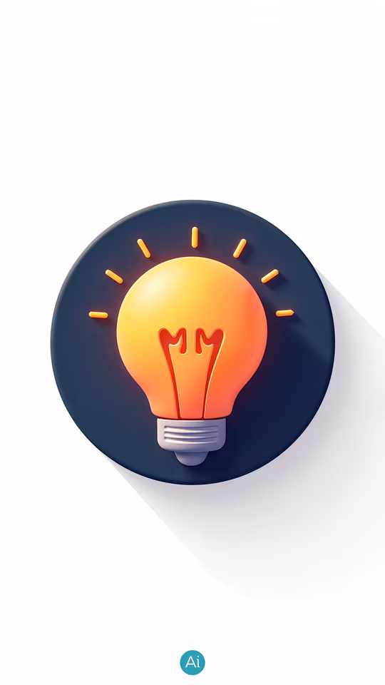 Illuminated Idea Illustration