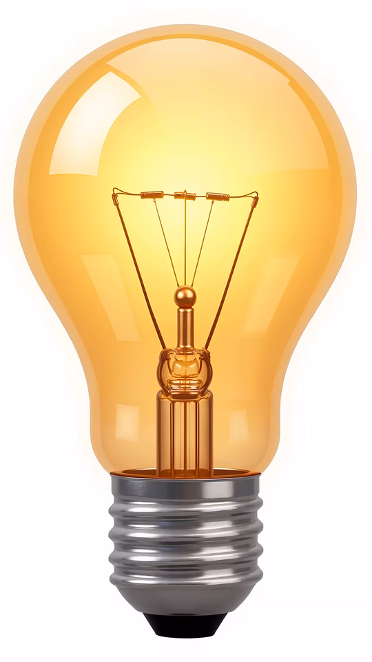 Illuminated Light Bulb