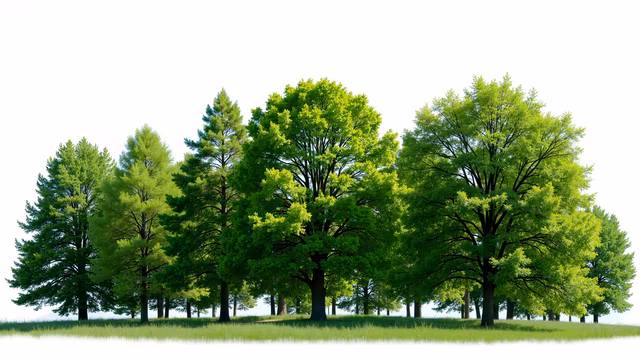 Lush Green Forest Illustration