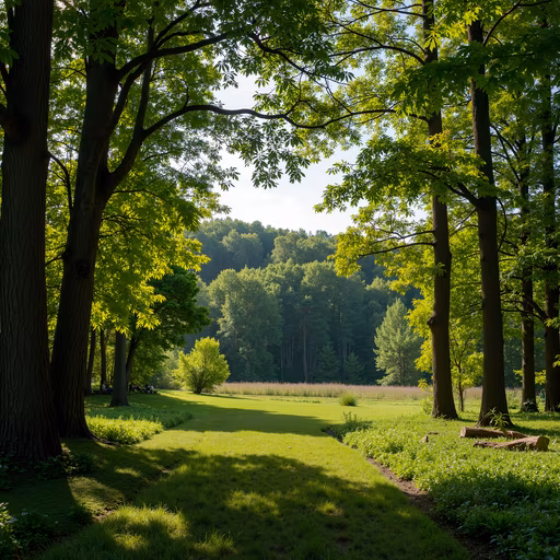 Lush Green Forest Path